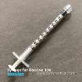 1 Ml Disposable Syringe Without Needle